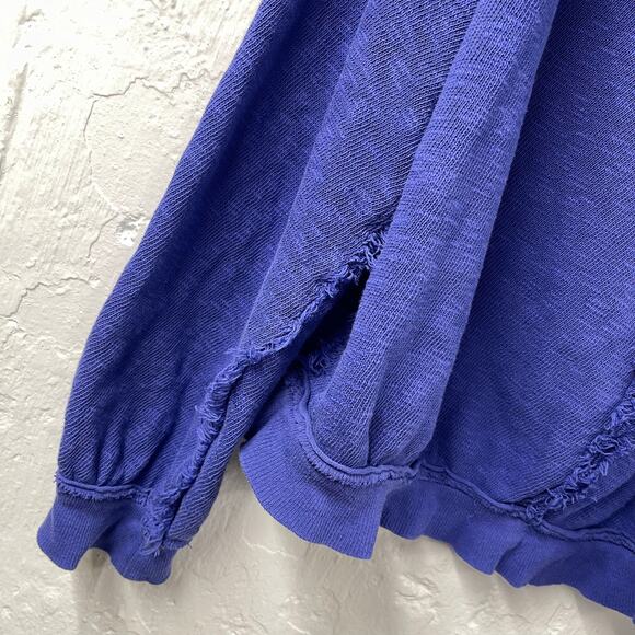 We The Free People Golden Road Oversized Cardigan Medium Periwinkle - Picture 9 of 10
